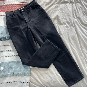 ABERCROMBIE & FITCH CURVE LOVE 90s ULTRA HIGH RISE STRAIGHTS JEANS